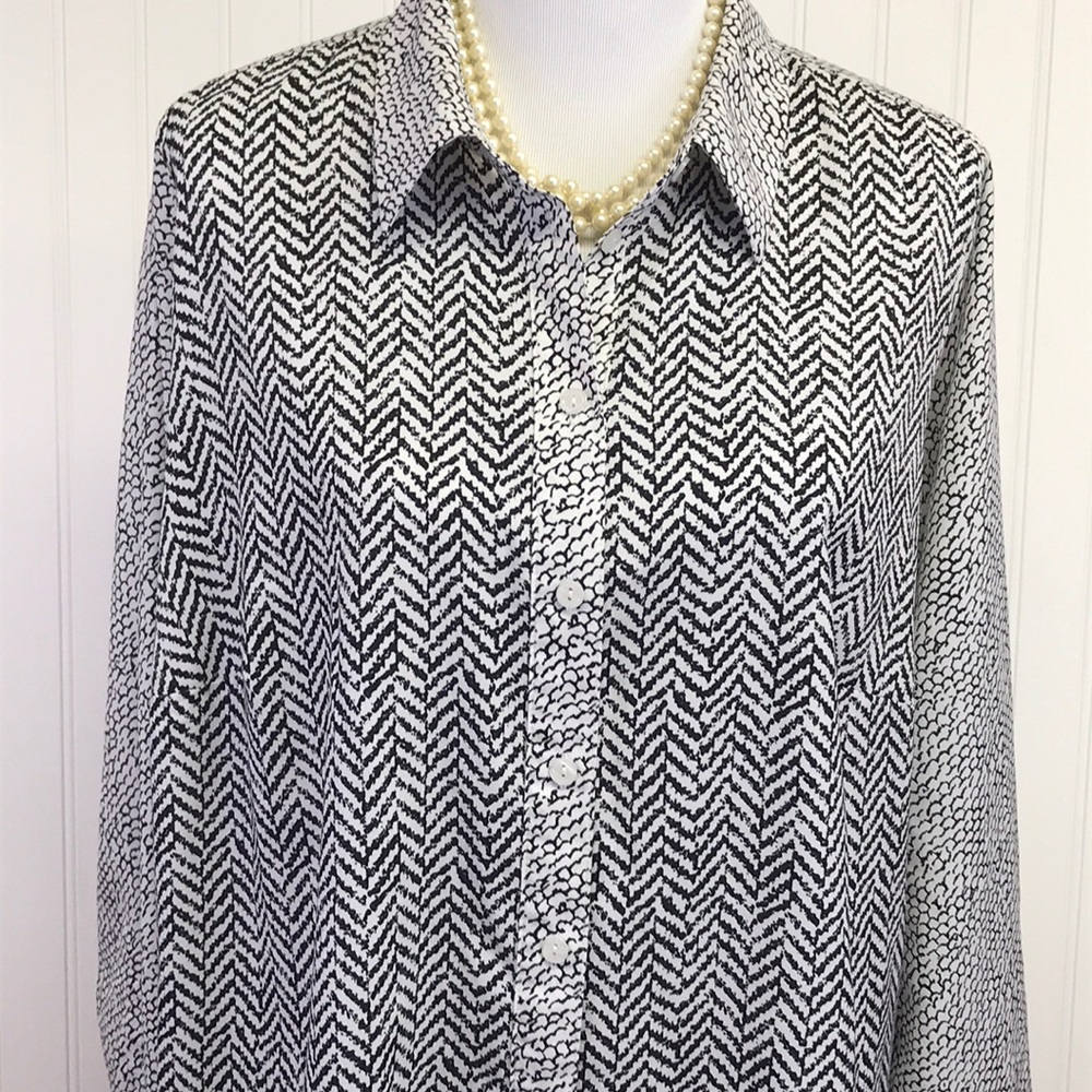 Apt 9 Print Blouse